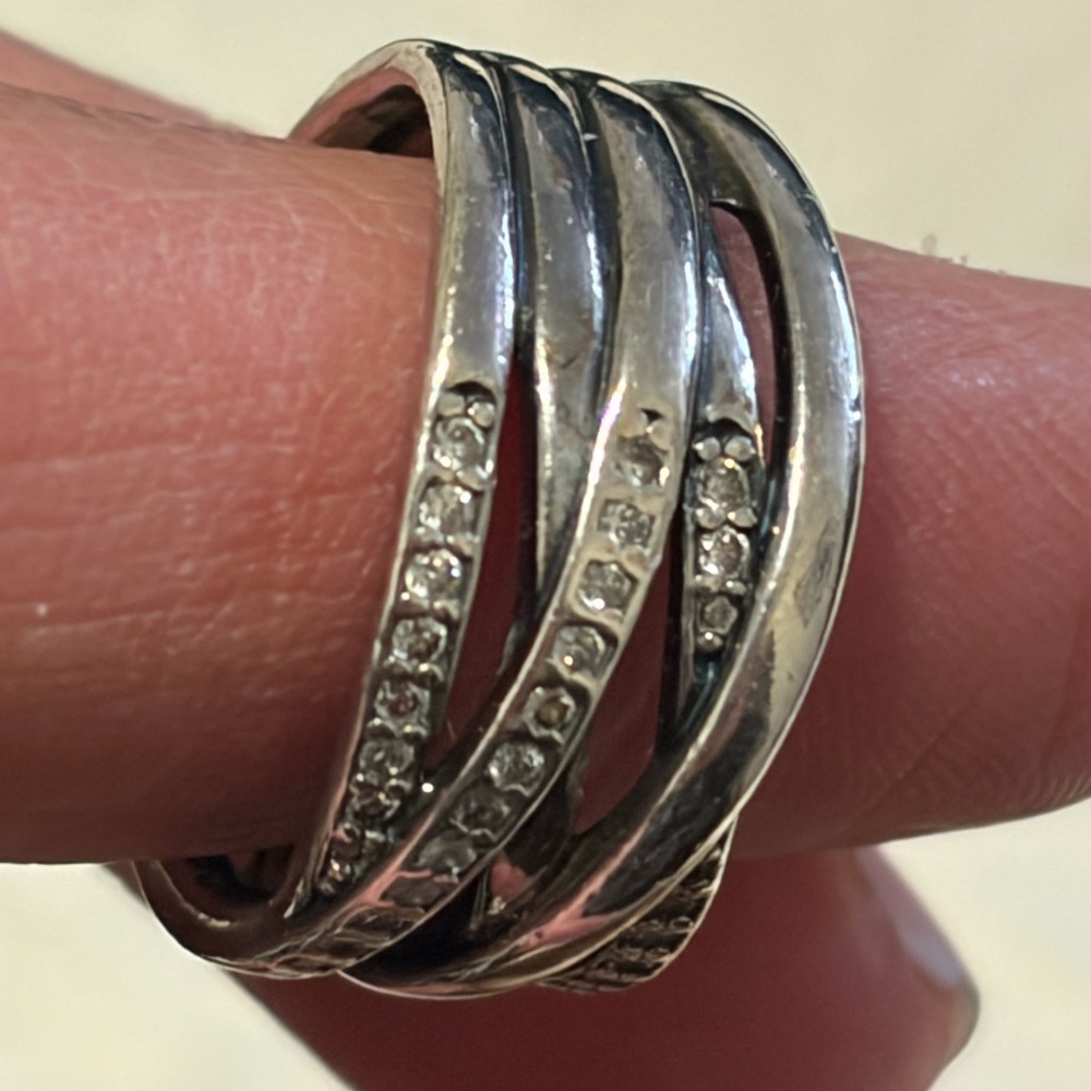 Pandora Entwined Ring SZ 7-1/2 - Picture 7 of 13